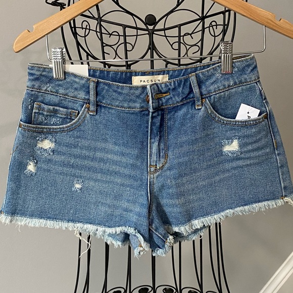 womens denim shorts low rise